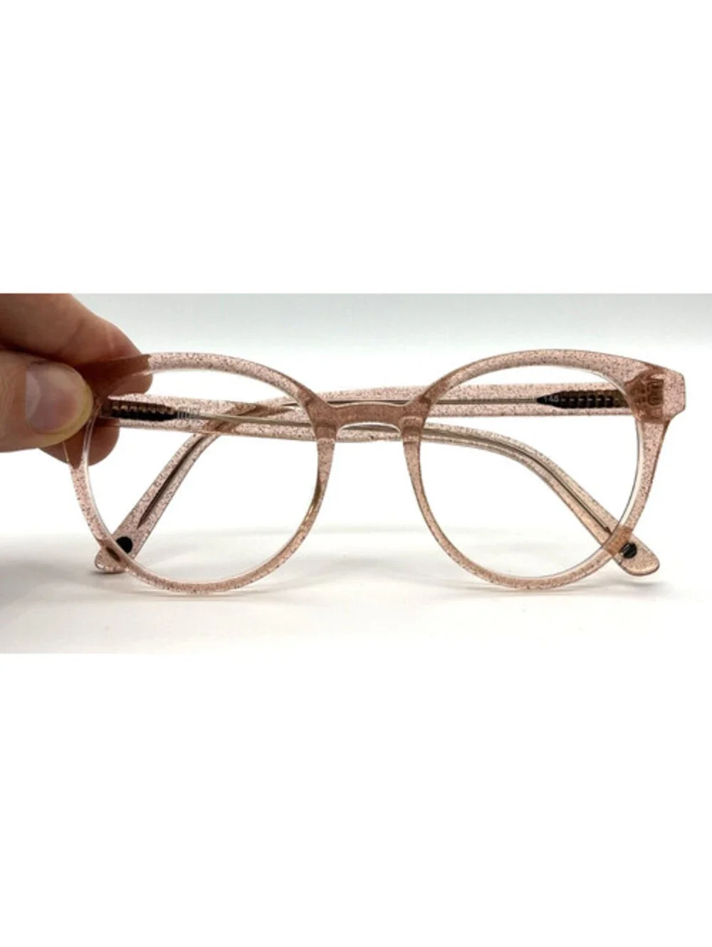 Muse 32-000538 Pink Glitter Rectangle Authentic Eyeglass Frames 50-21-145
